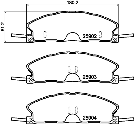 Mintex Remblokset MDB3857