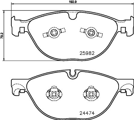 Remblokset Mintex MDB3376