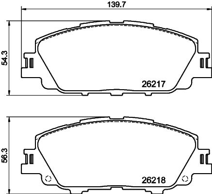 Remblokset Mintex MDB3456