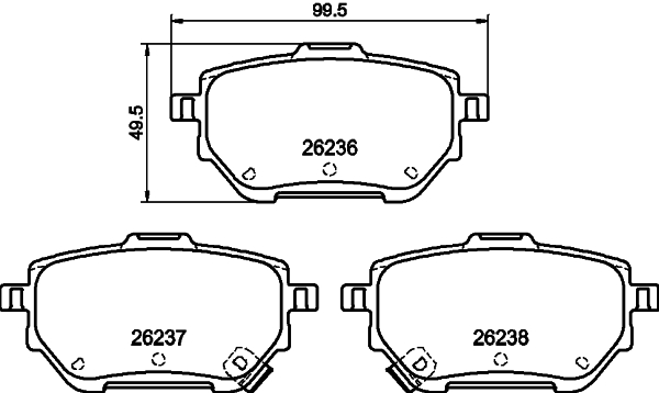 Remblokset Mintex MDB3338