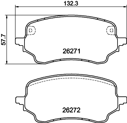 Remblokset Mintex MDB4285