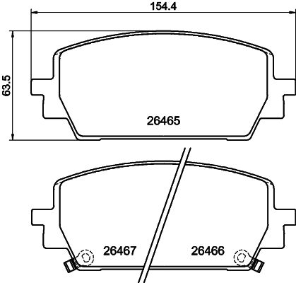 Remblokset Mintex MDB3497