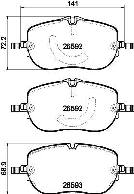 Mintex Remblokset MDB3514