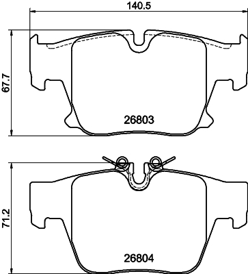 Remblokset Mintex MDB4378