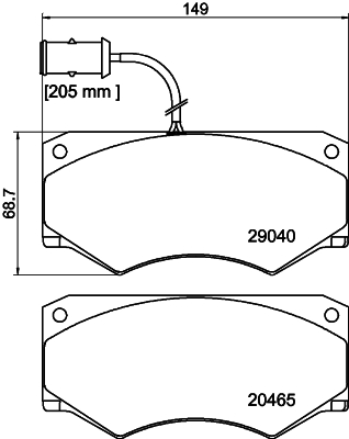 Remblokset Mintex MDB1730