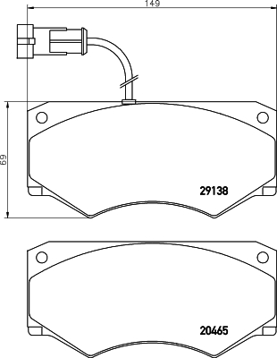 Remblokset Mintex MDB2270