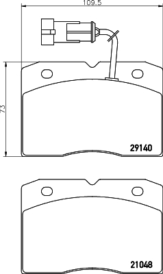 Remblokset Mintex MDB2156