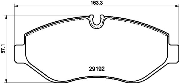 Remblokset Mintex MDB4312