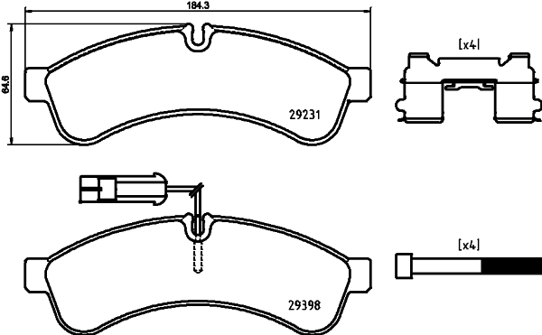 Remblokset Mintex MDB3927