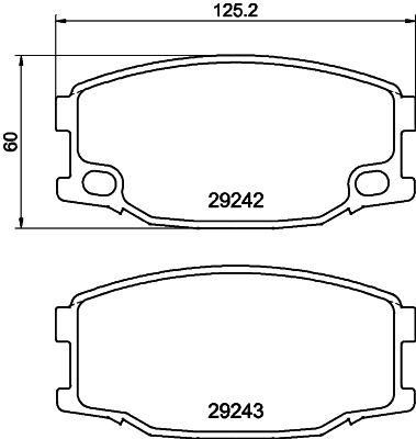 Remblokset Mintex MDB2949