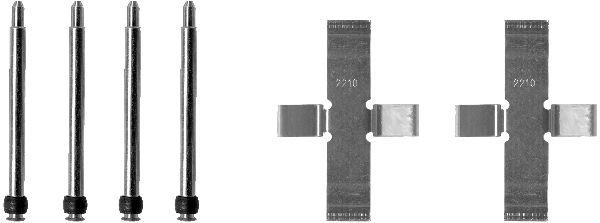 Rem montageset Mintex MBA1040