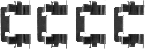 Rem montageset Mintex MBA1278