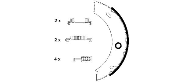 Remschoen set Mintex MFR498