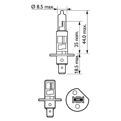 Philips Gloeilamp, verstraler 12258VPB1