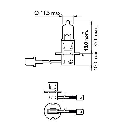 Philips Gloeilamp, verstraler 12336LLECOC1