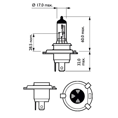 Philips Gloeilamp, verstraler 12342LLECOS2