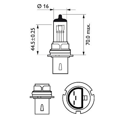 Philips Gloeilamp, verstraler 9004C1