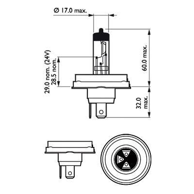 Philips Gloeilamp, verstraler 12475C1