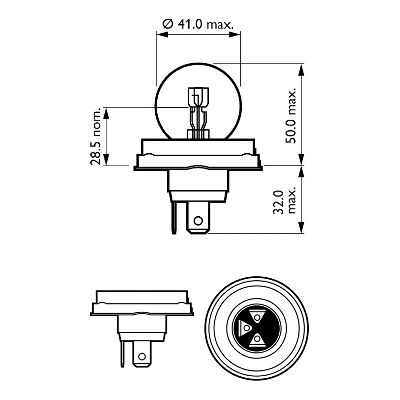 Philips Gloeilamp, verstraler 12620B1