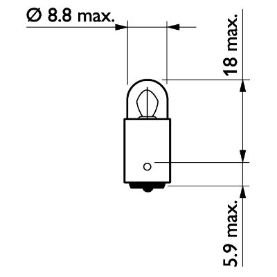 Philips Gloeilamp, interieurverlichting 12910CP