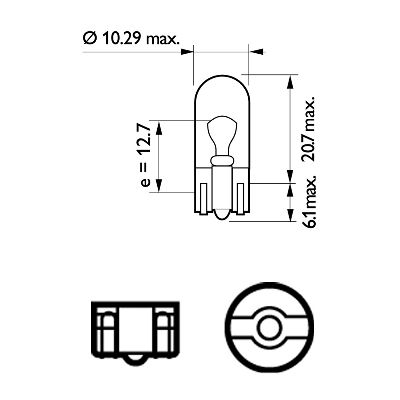 Philips Gloeilamp, motorruimteverlichting 12961XVPB2