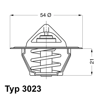 Wahler Thermostaat 3023.87D