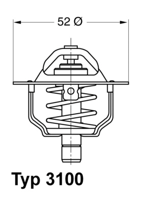 Wahler Thermostaat 3100.88D