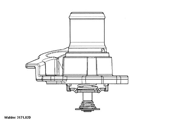 Wahler Thermostaat 3171.82D