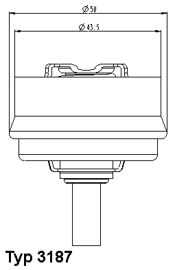 Thermostaat Wahler 3187.73