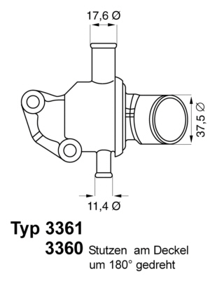 Wahler Thermostaat 3361.87D