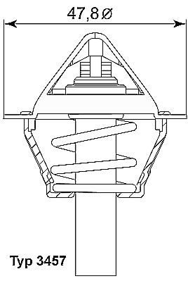 Wahler Thermostaat 3457.90D