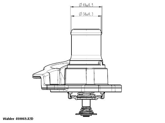 Thermostaat Wahler 410937.82D