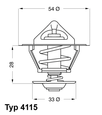 Wahler Thermostaat 4115.92D