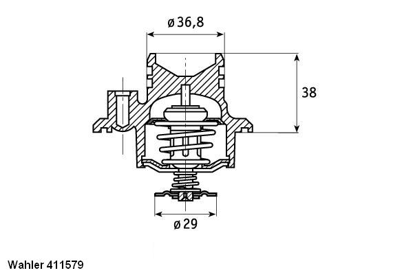 Thermostaat Wahler 411579.92D