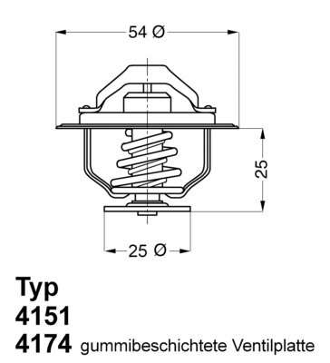 Wahler Thermostaat 4151.79D