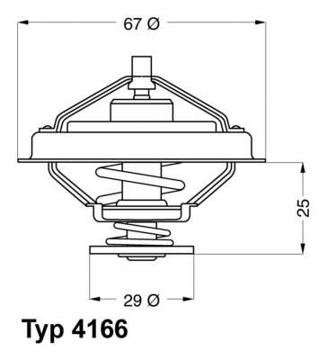 Wahler Thermostaat 4166.79D