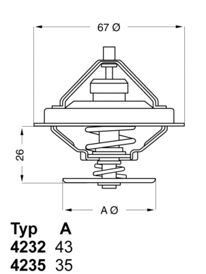 Wahler Thermostaat 4235.80D