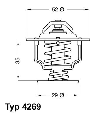 Wahler Thermostaat 4269.78D