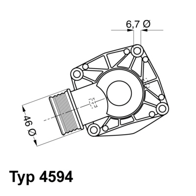 Wahler Thermostaat 4594.90D