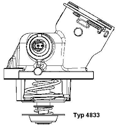 Wahler Thermostaat 4833.100D