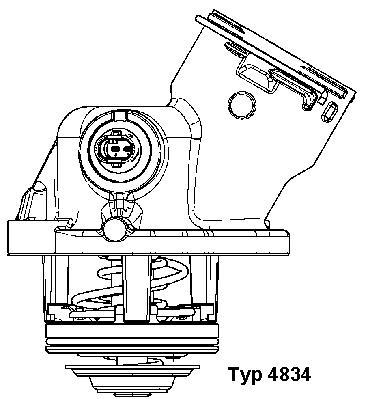 Wahler Thermostaat 4834.100D