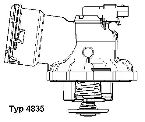 Wahler Thermostaat 4835.87D