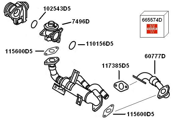 Wahler EGR-klep 60777D