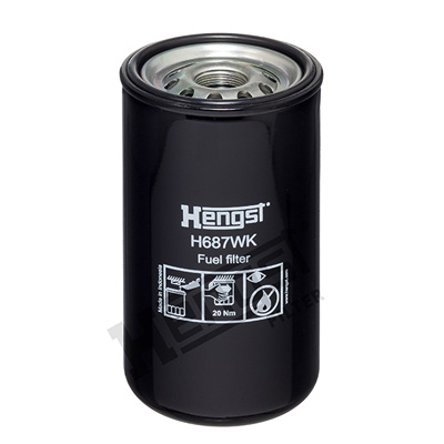 Brandstoffilter Hengst Filter H687WK