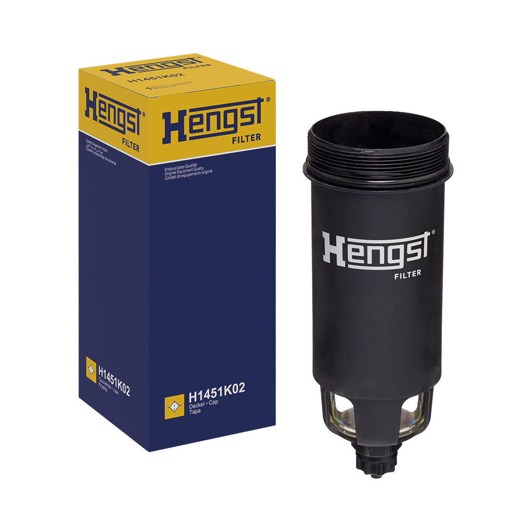 Hengst Filter Deksel, brandstoffilter H1451K02