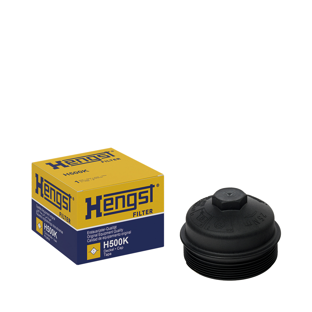Hengst Filter Deksel, brandstoffilter H500K