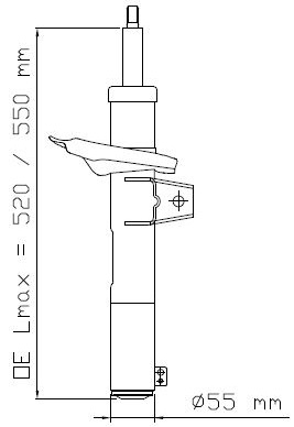 KYB Schokdemper 3358015