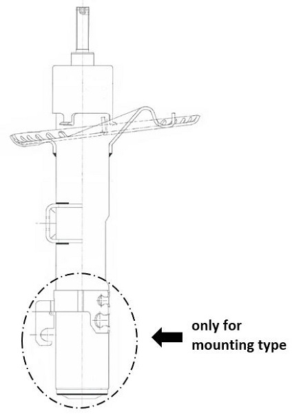 KYB Schokdemper 335840