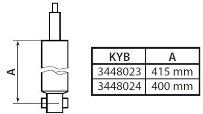 KYB Schokdemper 3448024