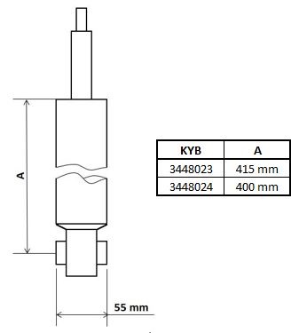 KYB Schokdemper 3448024